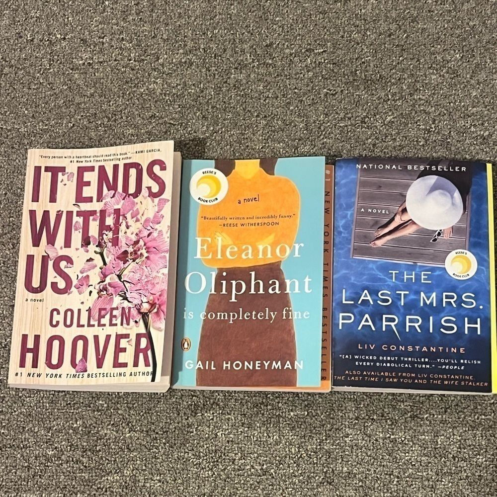 3 Paperback Novels